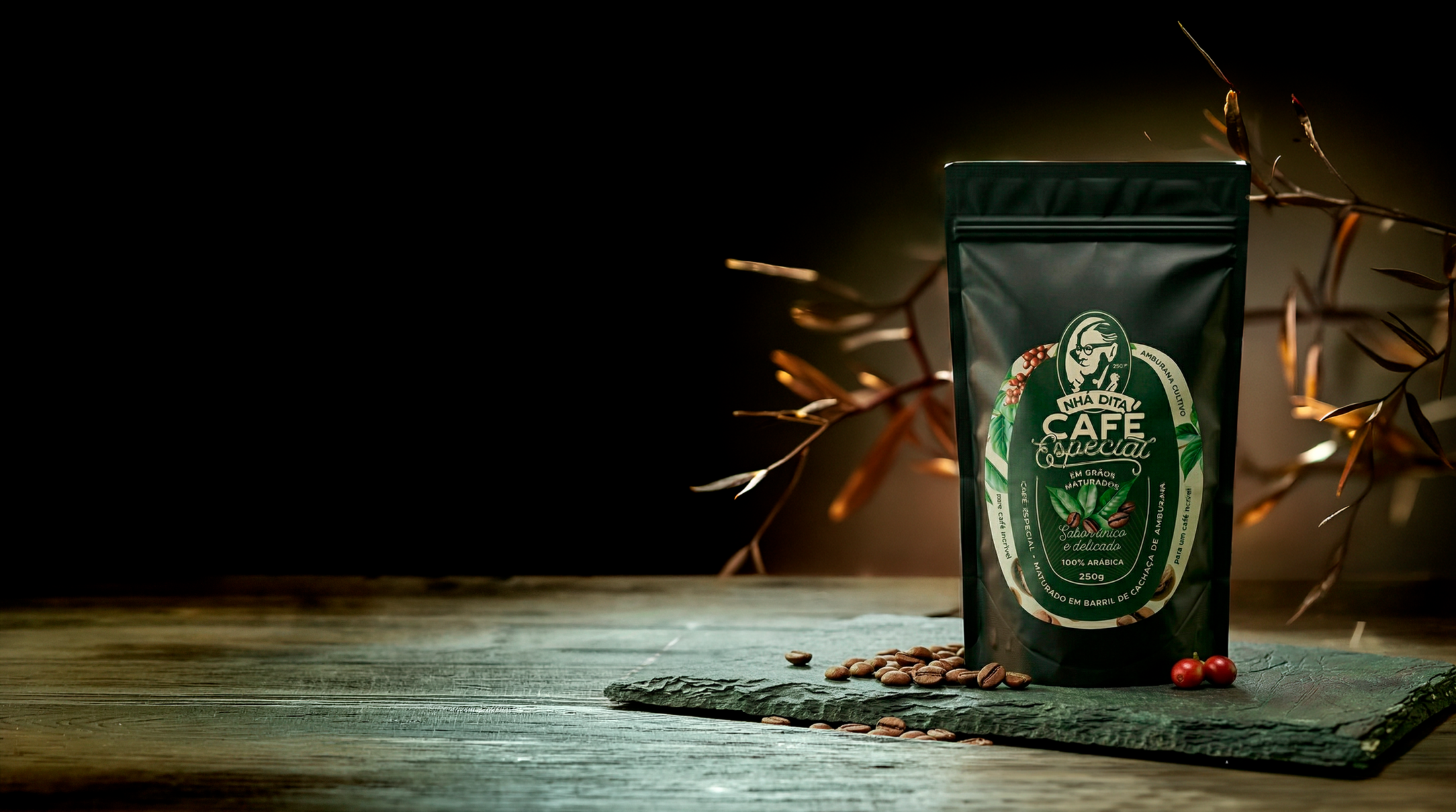 Café Nhá Dita — Envelhecido em Barris de Cachaça