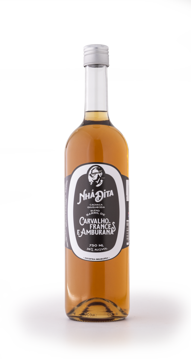 Cachaça Nhá Dita Envelhecida Premium Blend de Carvalho Francês & Amburana